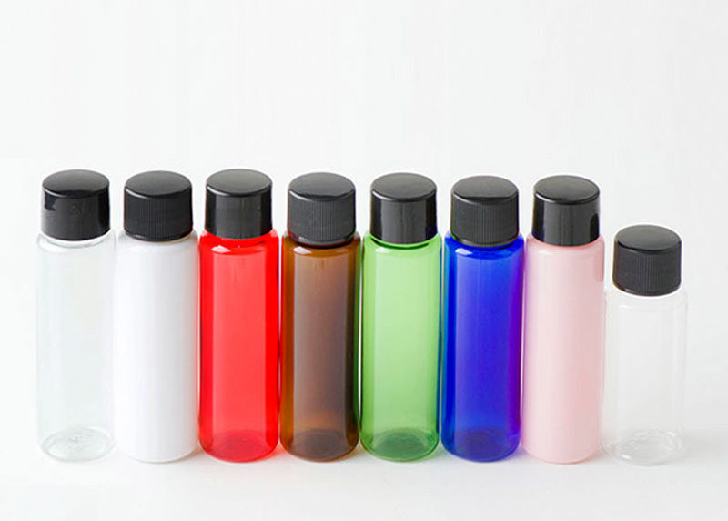 Multi Color Caps Plastic Cosmetic Bottles 30ml Volume Solid Material Long Lifespan