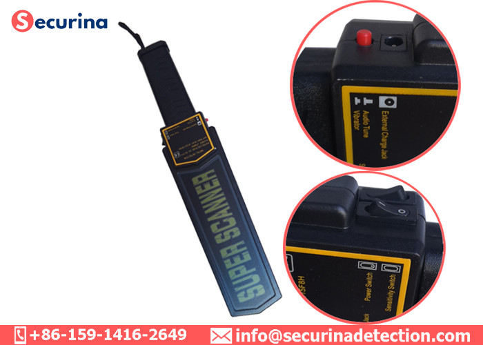 270mW Security Handheld Metal Detectors , Hand Held Security Detector Model MD3003B1