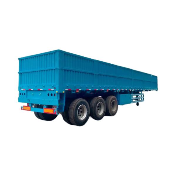 Truck 3-axle Fence Truck Cargo Semi Trailer Trailer Fence Side Wall Semi Trailer