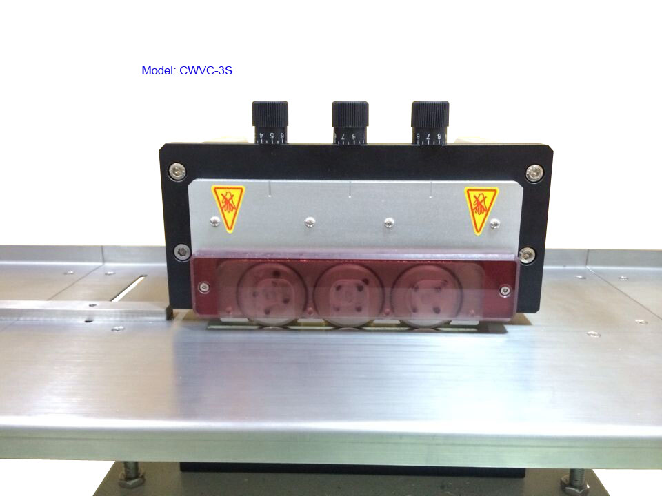 V-Cut PCB Separator Machine Specilize in LED Lamps Strip with 6 Blades