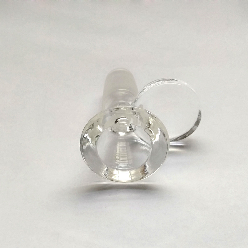Male Joint Glass Bongs Accessories Thick Glass Bubbler Bowl For Adult