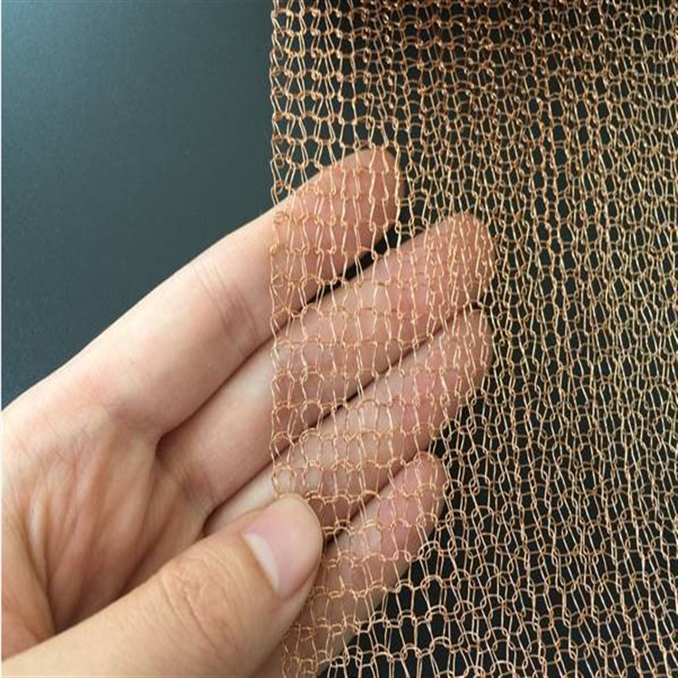 India Need 18*11.5*10mm knitted stainless steel mesh Sus 316 0.20 Wire Diameter For Filter