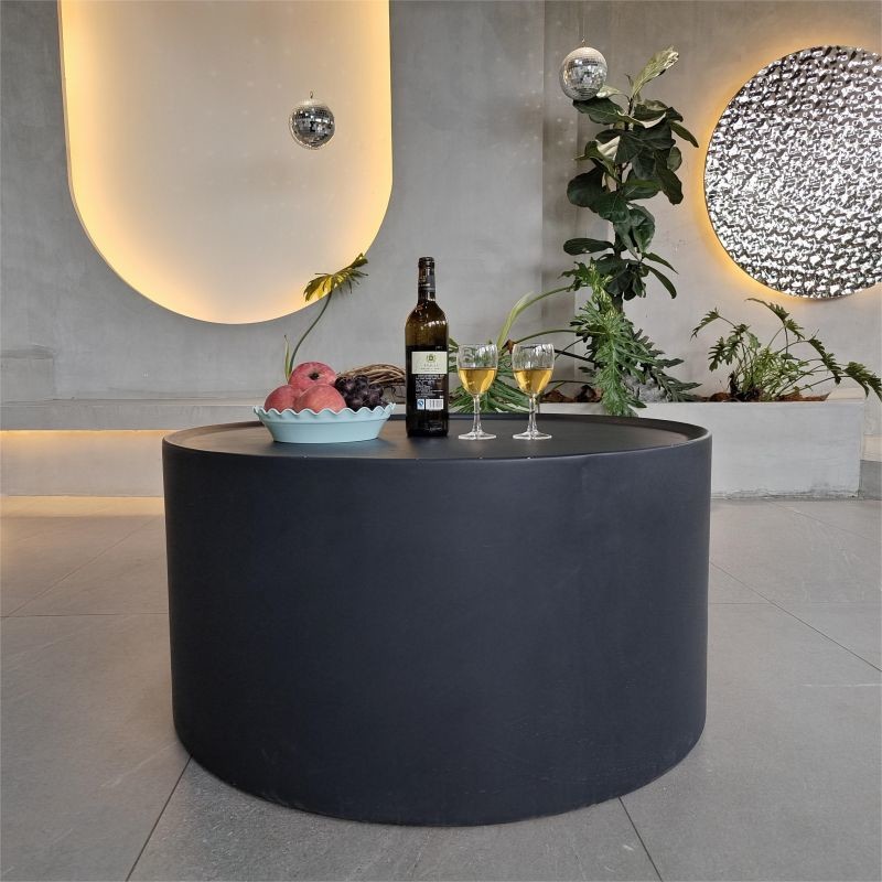 Custom GRC Concrete Table Furniture For Indoor Outdoor Garden Cement Furniture