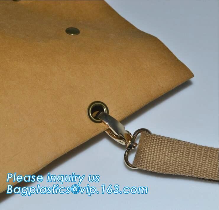 Button String Custom Tyvek Envelopes, packaging gift white tyvek envelope, tyvek dupont envelop bag file folder bagease