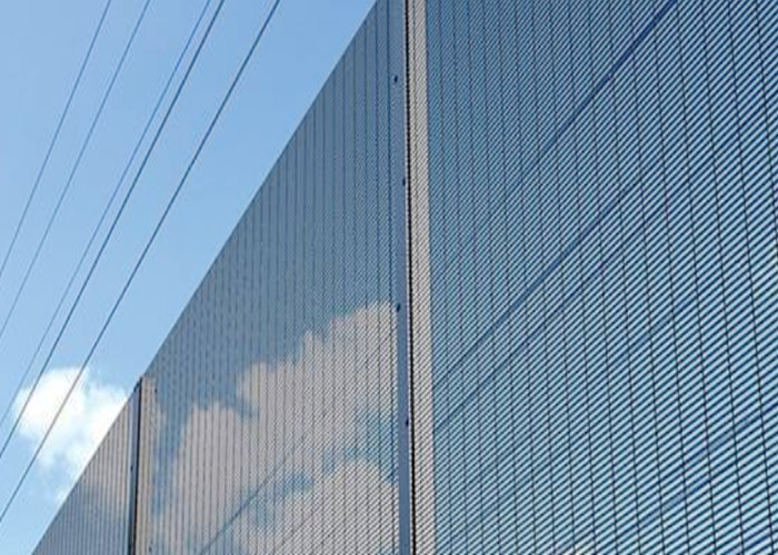 Metal Hot Dipped Galvanized 358 High Security Fence , Anti Climb Mesh Fence