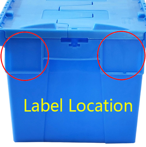Small Stackable Beer Bottle Crates Nestable Plastic Turnover Container 600x300x365mm