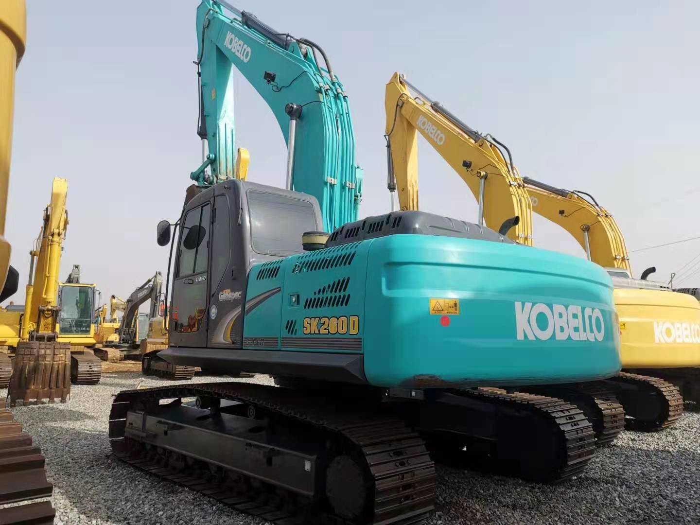 2750mm Stick Sk260-8 Second Hand Kobelco Excavators 26t