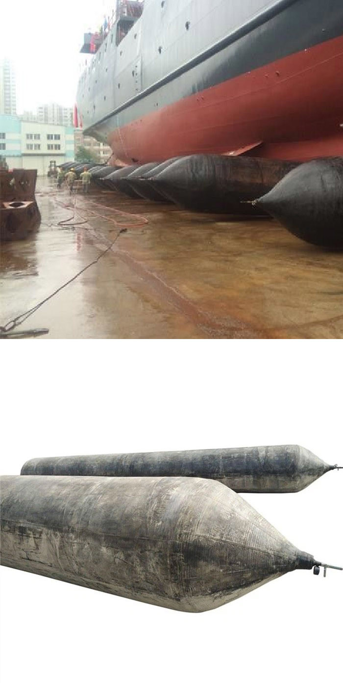 Environmentally Friendly Marine Rubber Balloon For Boat Vessel Barge Landing