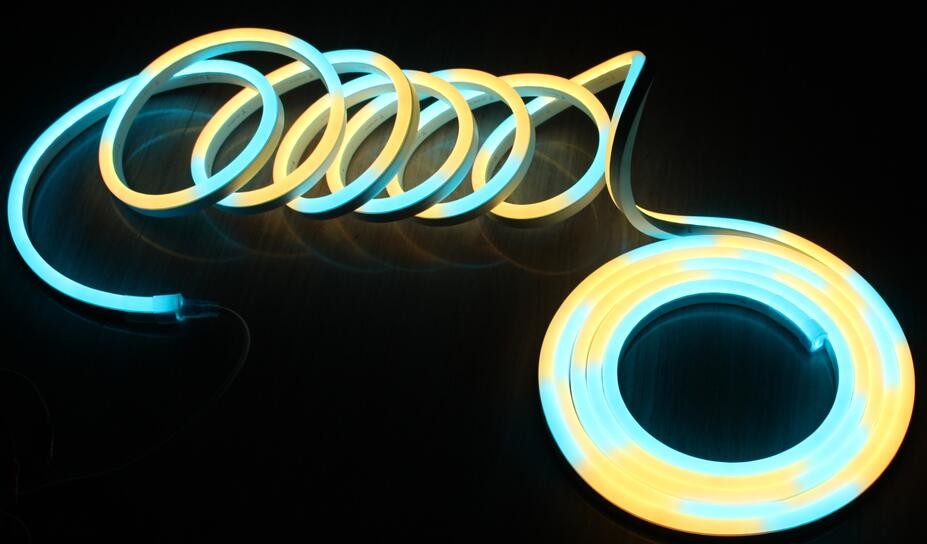 Side-view flat 11*19mm high cri rgbw dmx color changing addressable digital dmx led neon