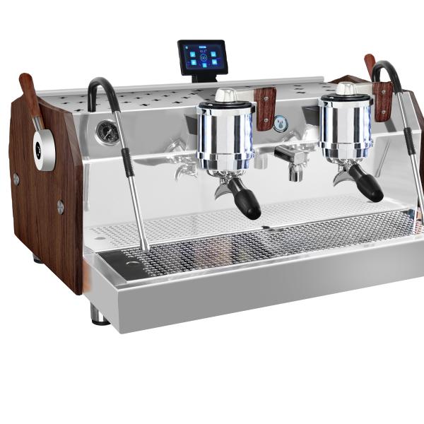 Electric 220 Dual Boilers Espresso Coffee Machine Commercial Double-head Coffee