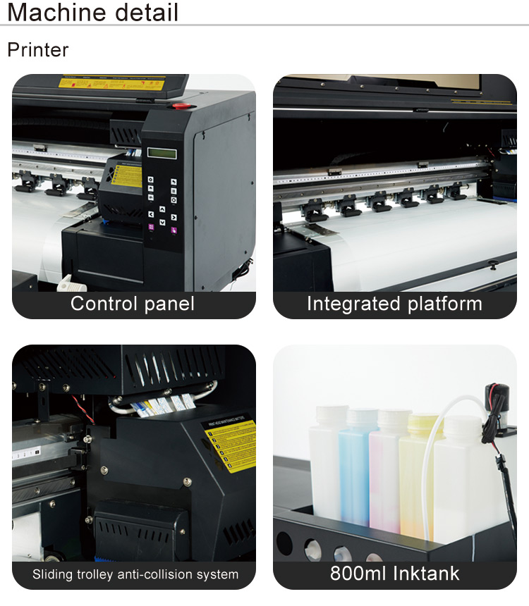 60cm Large Format All in One DTF Printer with White Ink and Automatic Paint Shaker