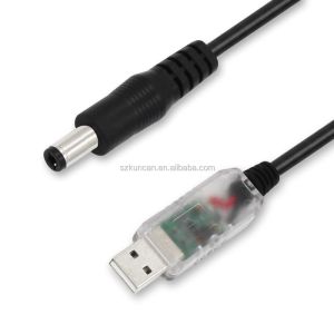 5V to 9V 12V Step Up Cable USB to DC Converter for Router Camera