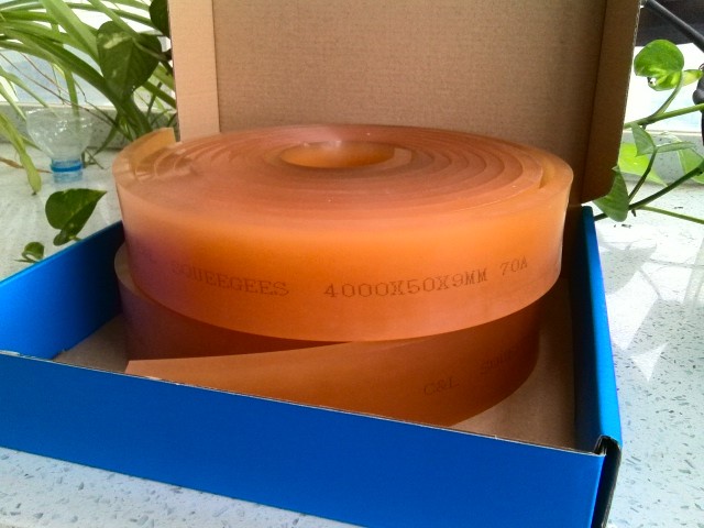 Anti Aging PU Screen Printing Squeegee Blades 70Shore ISO 9001 For Keyboards