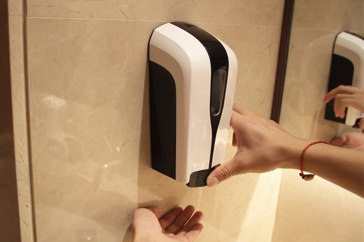 Electric antibacterial ABS plastic hand freestand touchless automatic soap sanitizer sterilizer dispenser