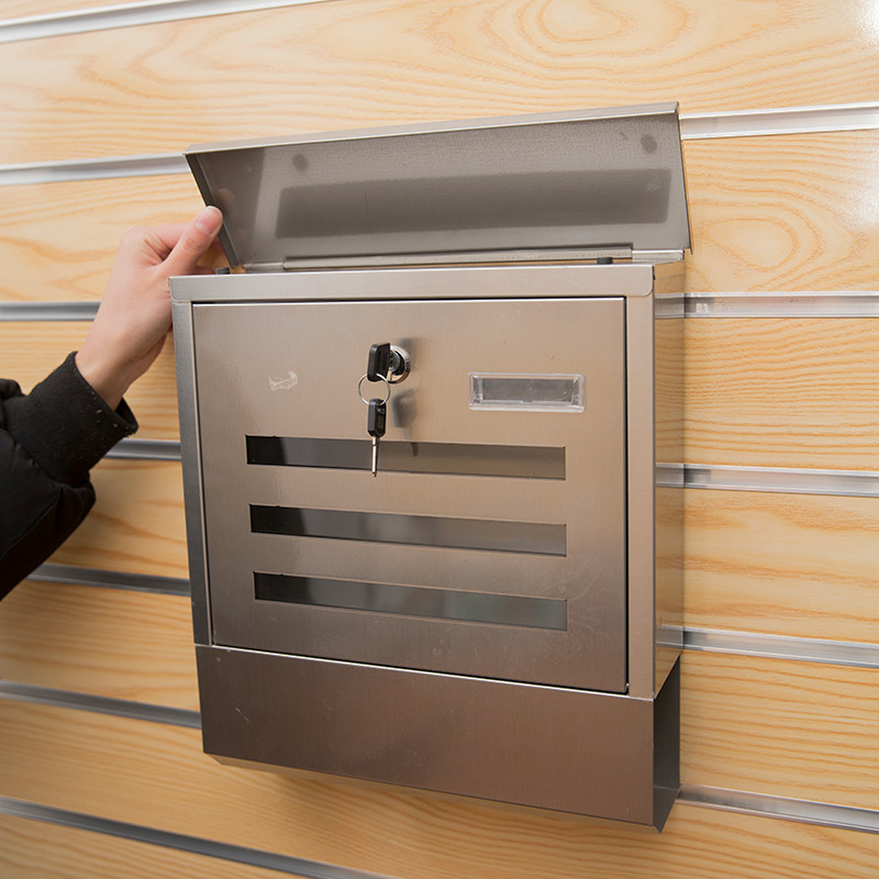 Safe Stainless Steel Residential Mailboxes For Urban Environments