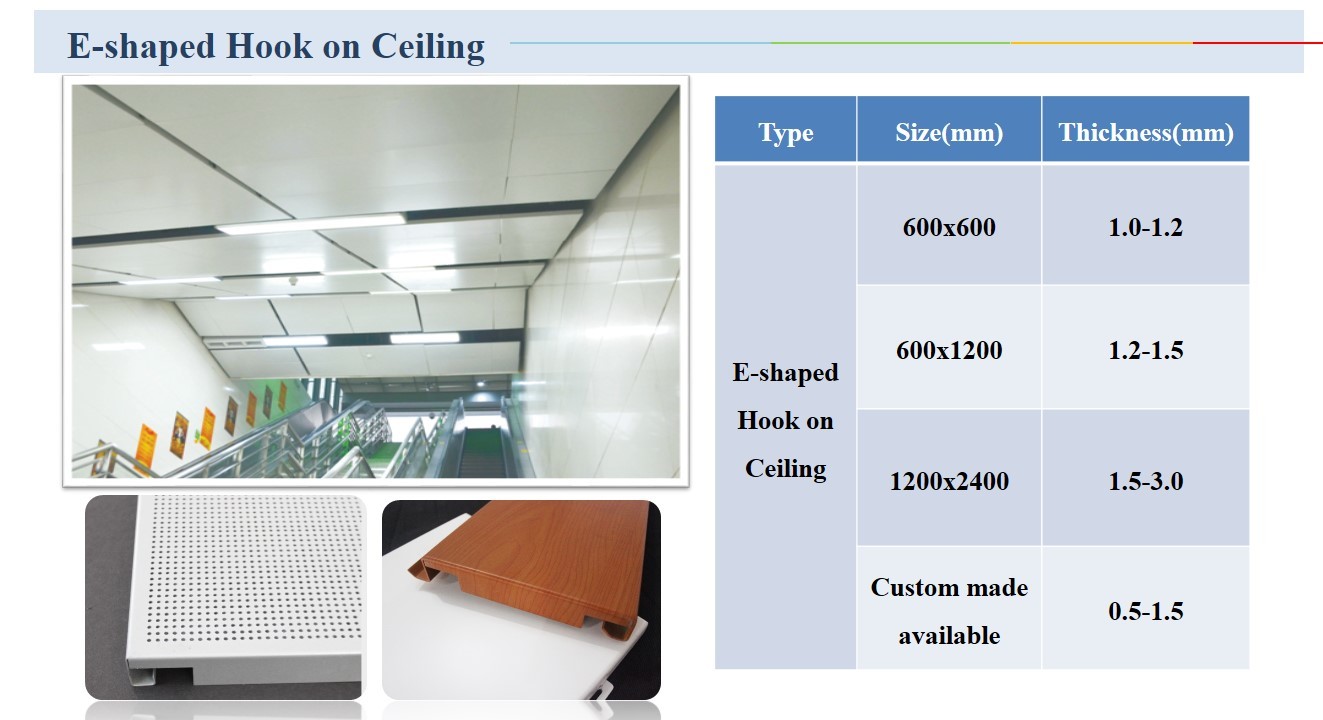 Akzo Nobel Powder Coated Aluminium Suspended Ceiling Tiles Matt White Finished Ceiling Panel