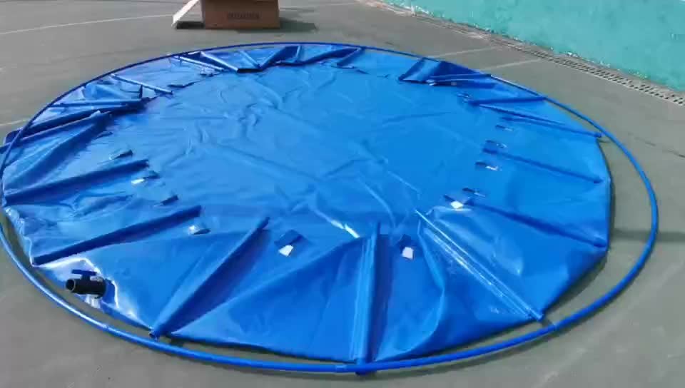 1000L Foldable 0.9mm PVC Tarpaulin Onion Tank For Irrigation Used To Store Water Holding Tank