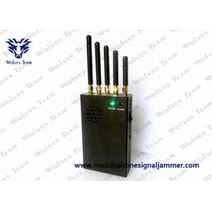 3W Total Output Cellular Signal Blocker , Mini Portable Cellphone Jammer WIFI 3G