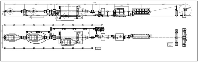 High Speed Cage Type Pvc Wire Manufacturing Machine , Cable Laying Up Machine