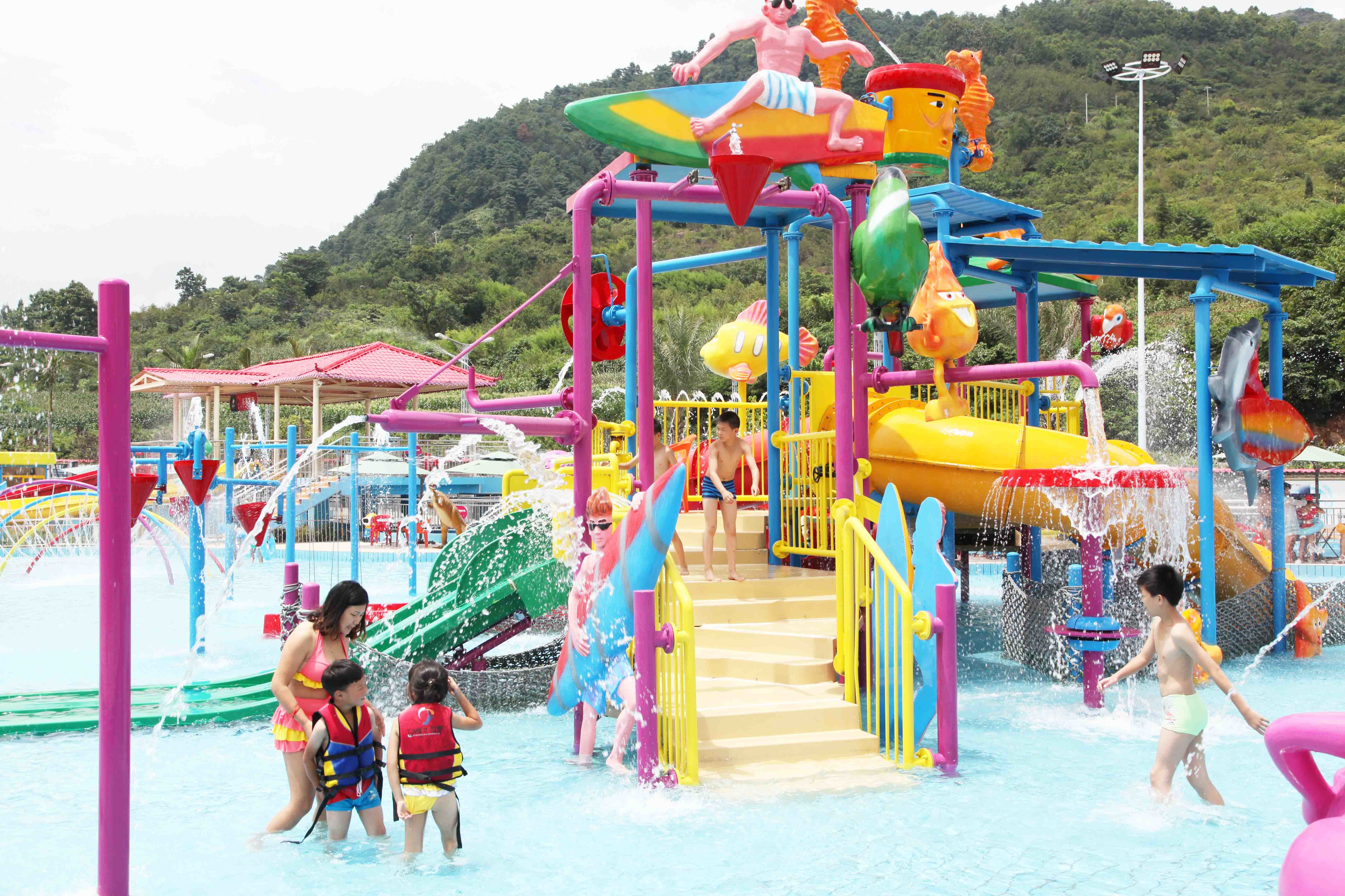 Water games for children , Mini Water Park with Children Slide (SW-SB)