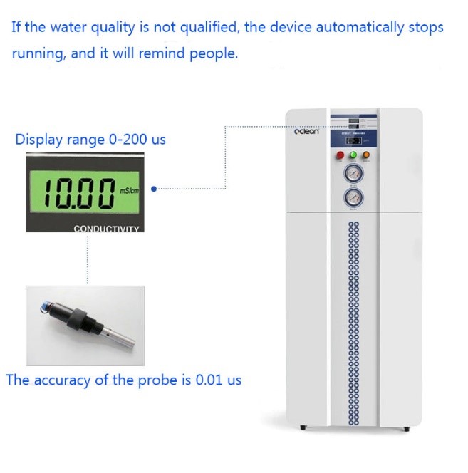 15Bar Pressure Deionized Water Systems For Lab SGS Approved