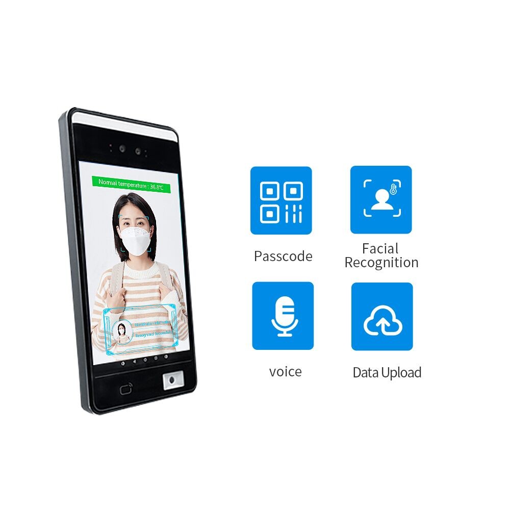 Face Recognition QR Code Reader Access Control Reader With Wiegand TCP IP Relay