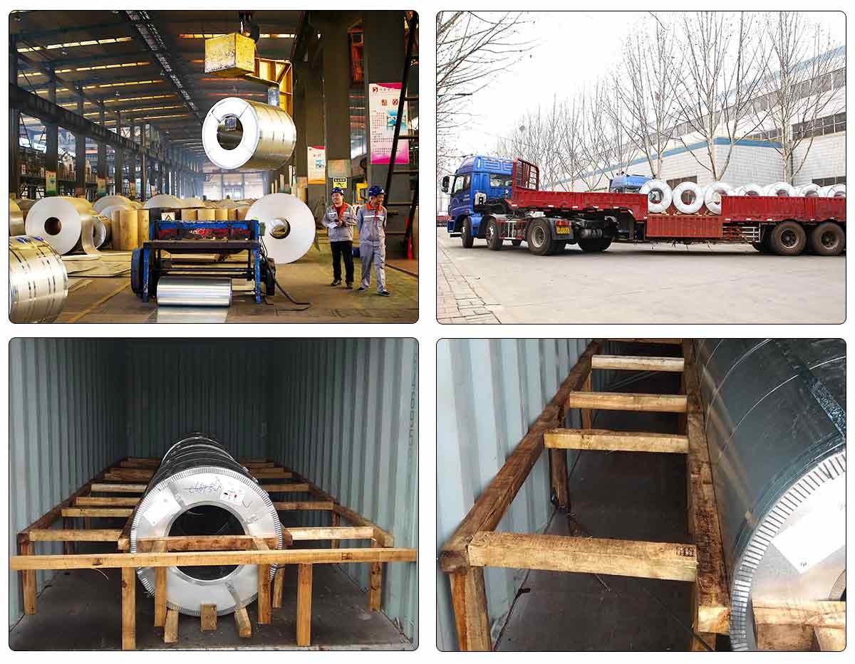 Galvalume Steel Plate Prepainted Color Steel Coils Chromated Surface Treatment