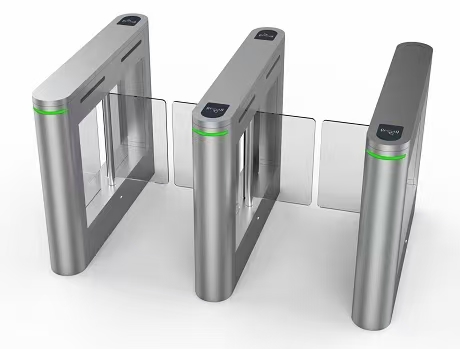 Manufacturer Automatic Retractable Gate Collapsible Gate with Safety Sensor for School Factory Use Aluminum Alloy
