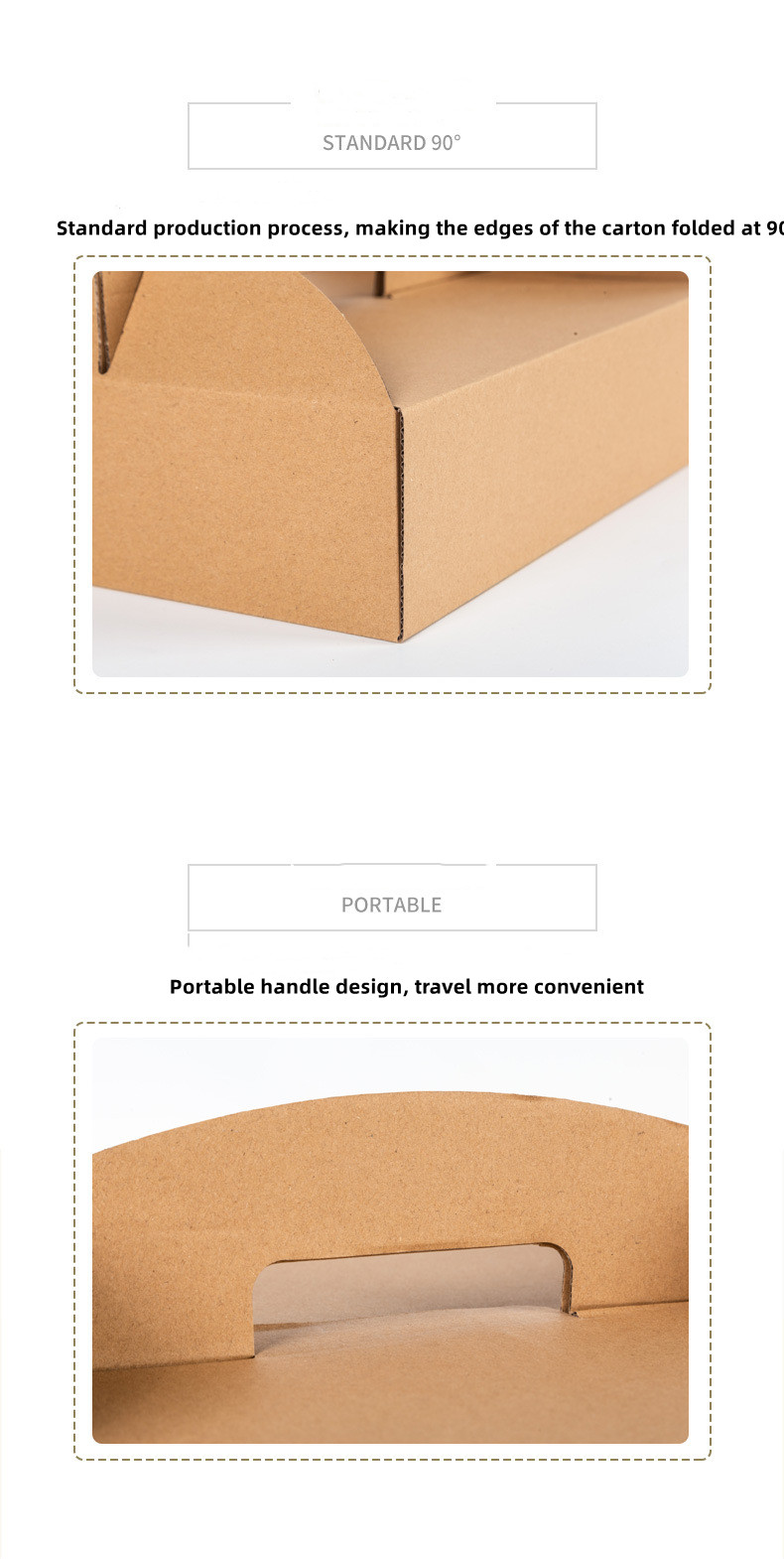 Sustainable Fried Chicken Boxes Packaging Meal Paper Box UV Coating