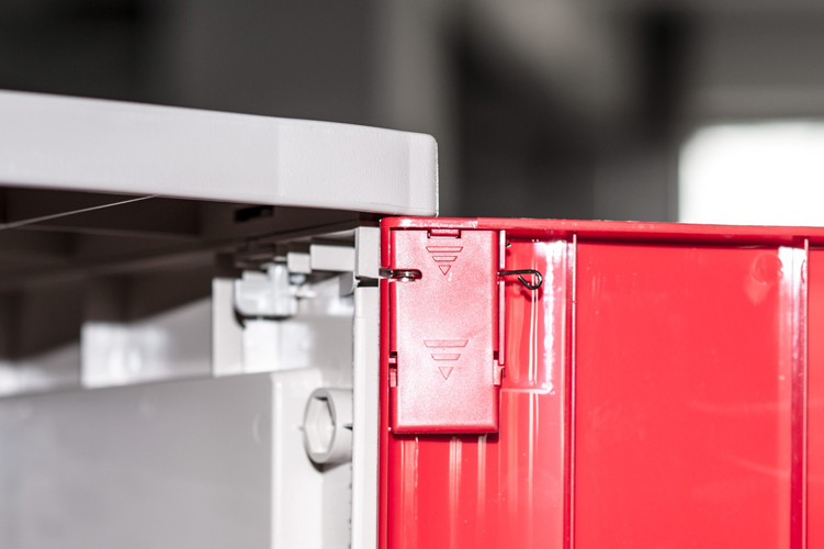 ABS Material Plastic Gym Lockers 2000 × 933 × 470mm For Sports Ground