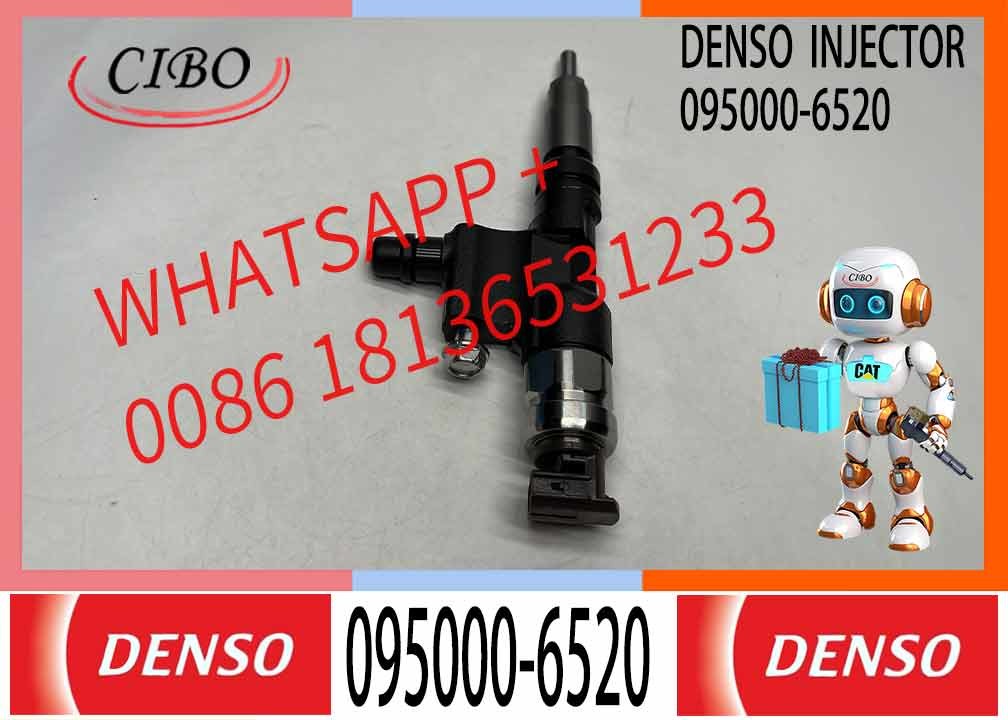 High Quality Diesel Fuel Injector 095000-6520 Common Rail Injector 23670-E0090 095000-6521 For To-yota Dyna 200 Hino