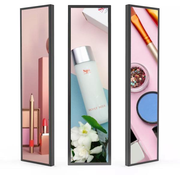 36 Inch Stretched LCD Display Shelf Edge Ultra Wide Shelf Shopping Mall Clothes