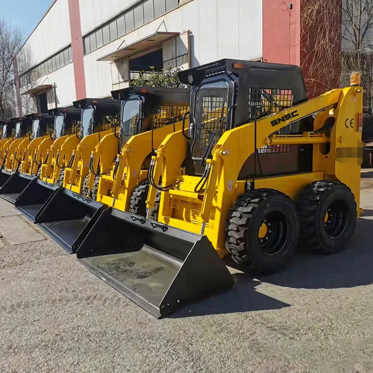 Euro 5 CE EPA Compact Wheel Skid Steer Loader 500kg 800kg 1050kg Small Mini Skidsteer Track Loader Cargadora