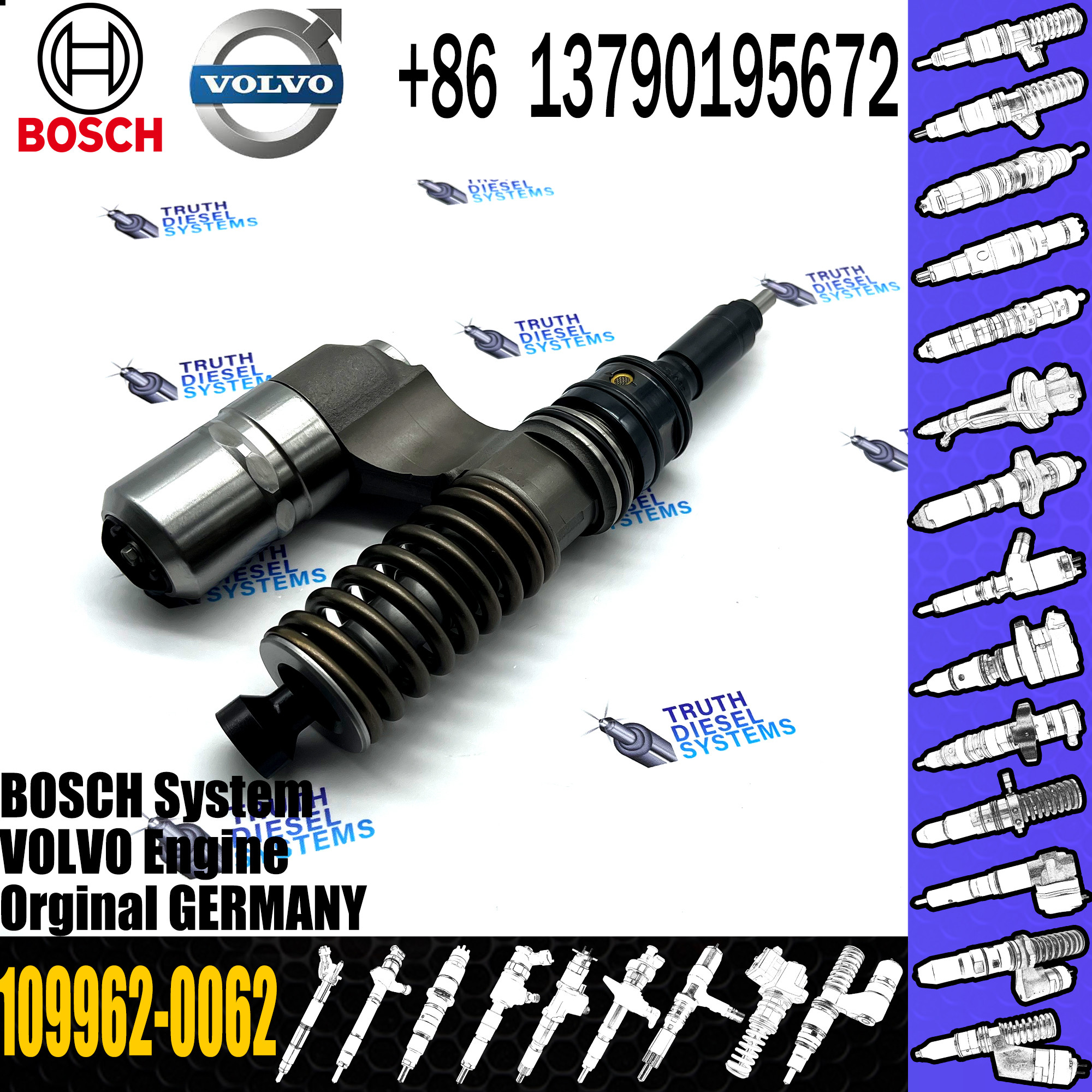 original new Diesel fuel pump assembly 109962-0061 109962-0062 16650-00Z11 for VOVLO/Nissan truck engine
