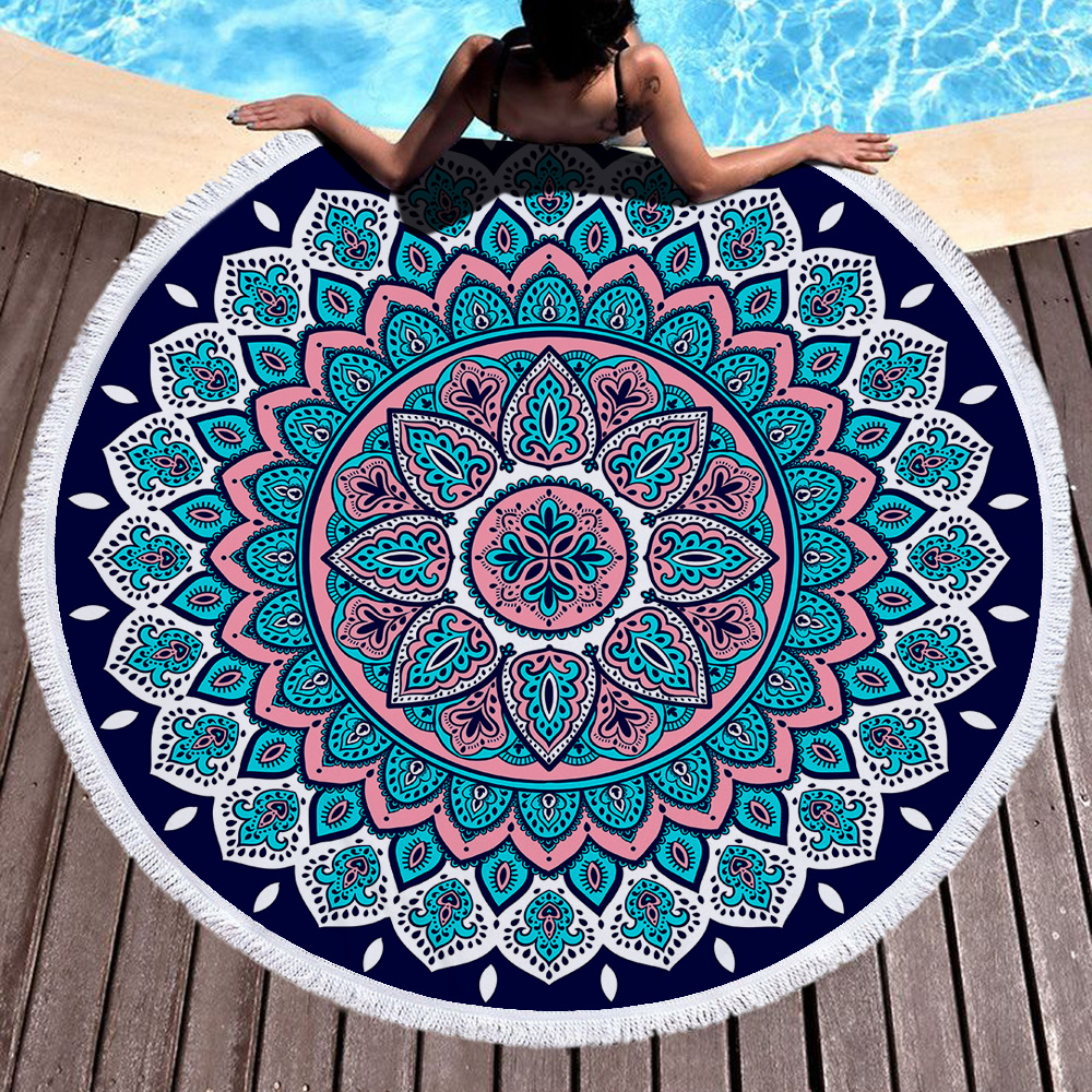 High Absorption Capacity Woven Beach Towel Ideal for Home Hotel Sport Travel and Gift