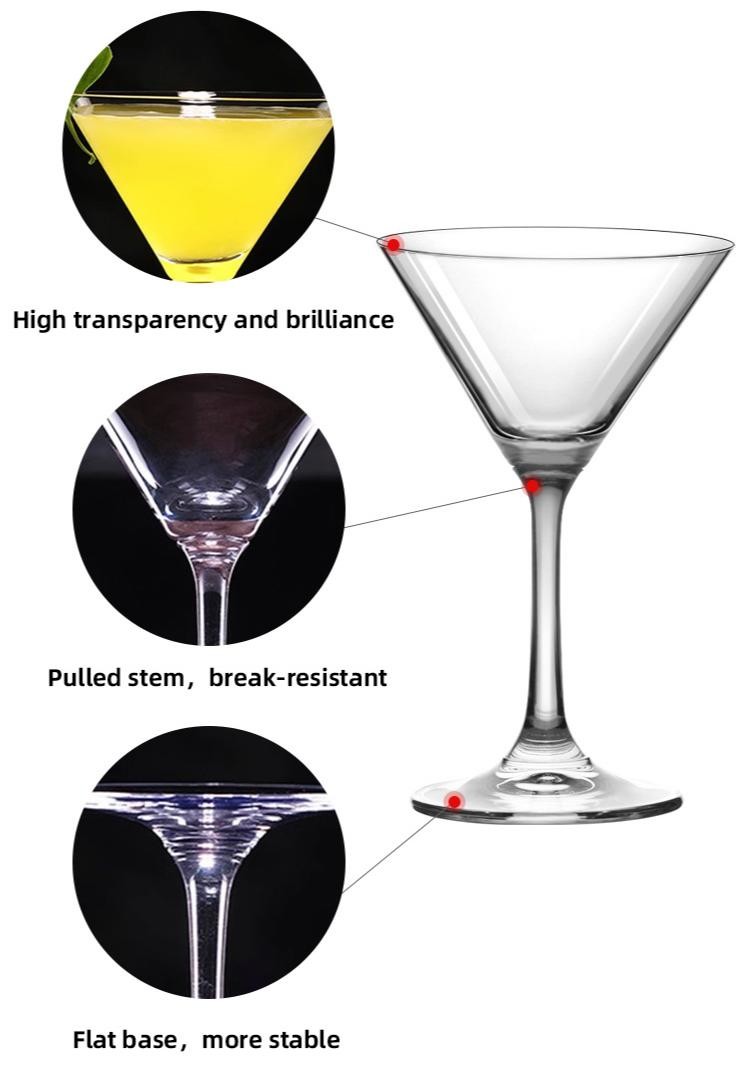 Personalised Crystal Martini Cocktail Glass For Christmas 9oz