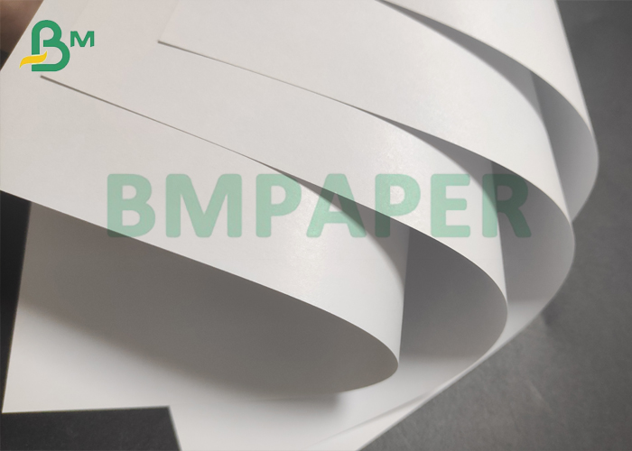 White opaque text uncoated