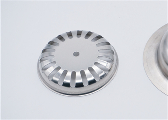 Waterproof Kitchen Sink Drain Catcher , Sink Strainer Plug Stainless Steel