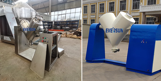 High Speed Precise V Mixer Blender Machine For Fine Powder Blending