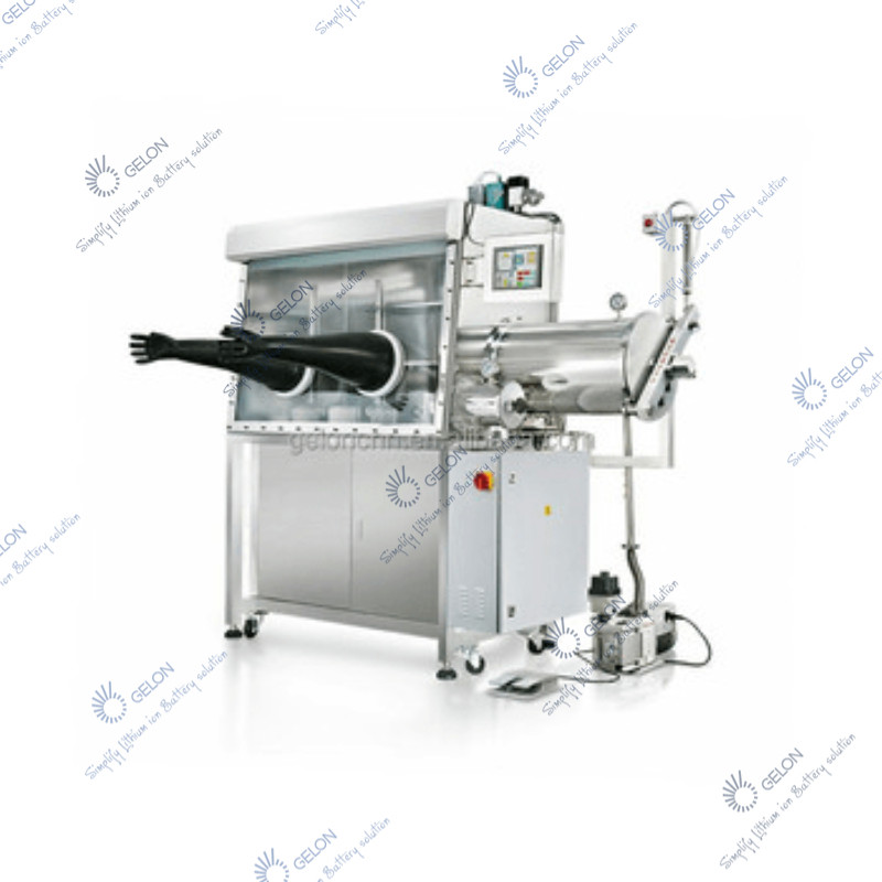 Gelon Stainless Steel Single Working Station Glove Box Battery Production Equipment 1PPM