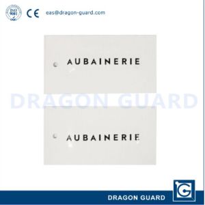 Clothes Security Source Tagging Woven Fabric insert with eas RF40*40 soft label