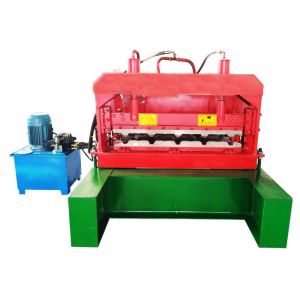 Arched Trapezoidal Sheet Roll Forming Machin Efficienty Width 835 / 828 / 840mm