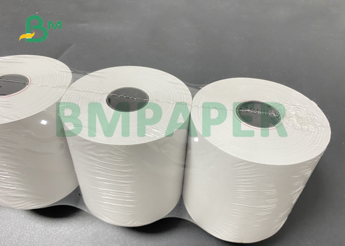 70g ECO Thermal Paper Hot Melt 62g White Glassine Liner Water Based