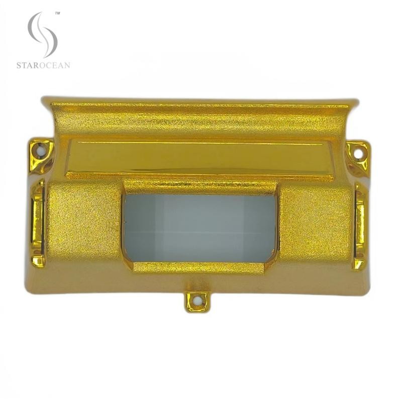 Geometric Shape Plastic Coffin Decorative Corner American Style With Metal Pole 7#