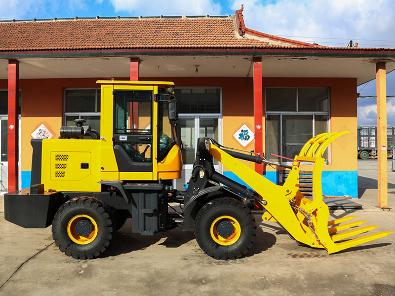 hot sale top quality 1 ton log timber wood grapple wheel loader