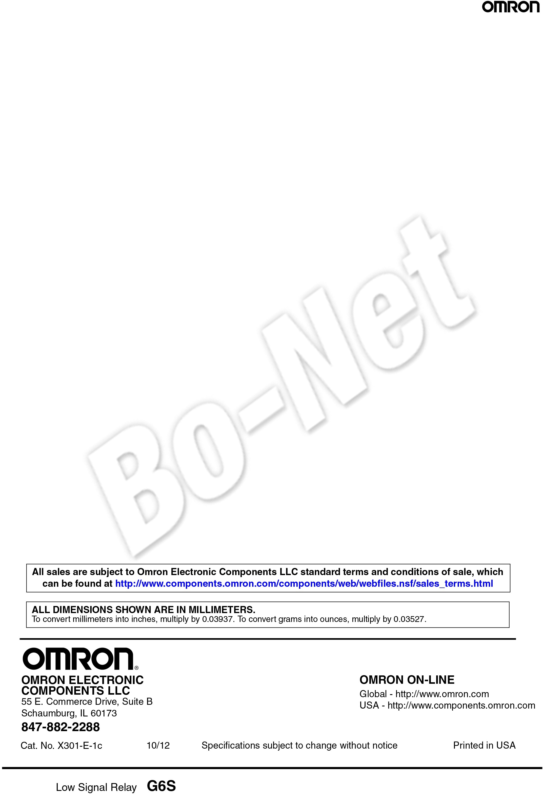 G6S-2F-24VDC Omron orignal new electromagnetic relay G6S-2F-24VDC