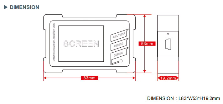 DMI410 Digital InclinometerTwo mode measuring tilt angle sensor Factory
