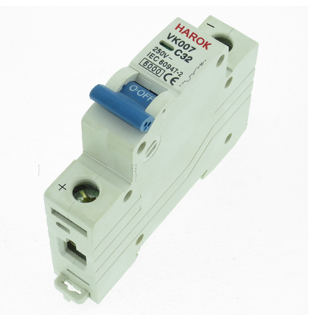  VK007 DC Circuit Breaker (MCBs) UL489 Circuit Breaker, Thermal-Magnetic Trip Type, Overload And Short-Circuit Protection Manufactures