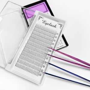 Custom Lightweight Russian Volume Eyelash Extensions 100% Handmade Craft