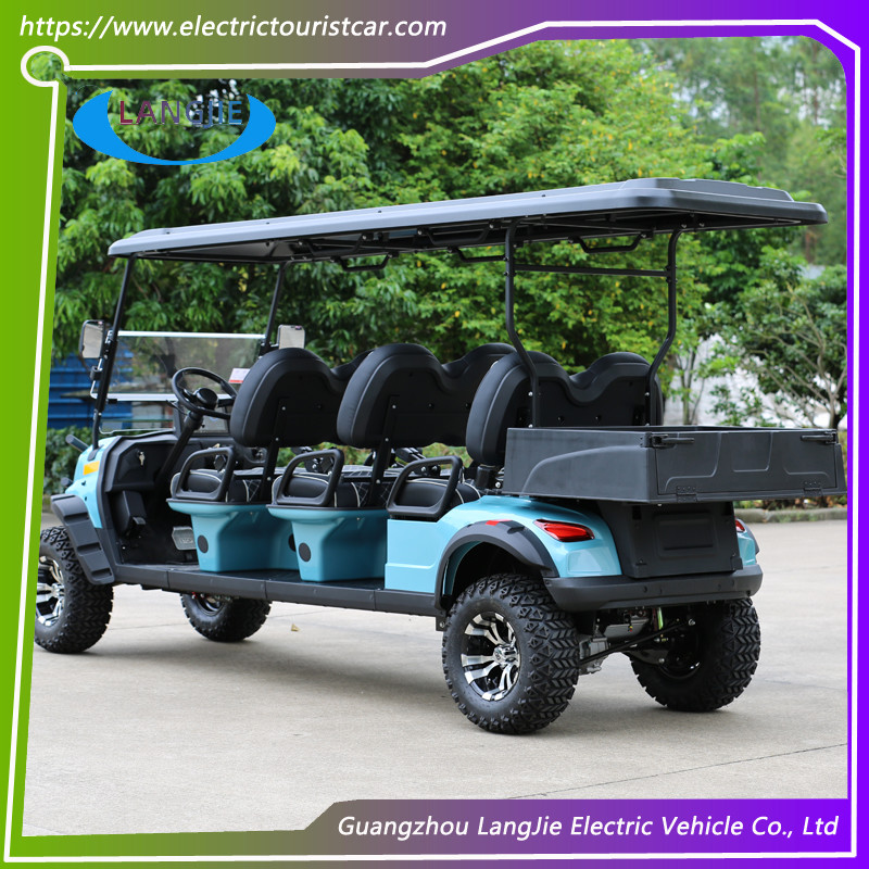 Customized 48 Volt 6 Seat Street Legal Golf Electric Cart Safty Used For Children
